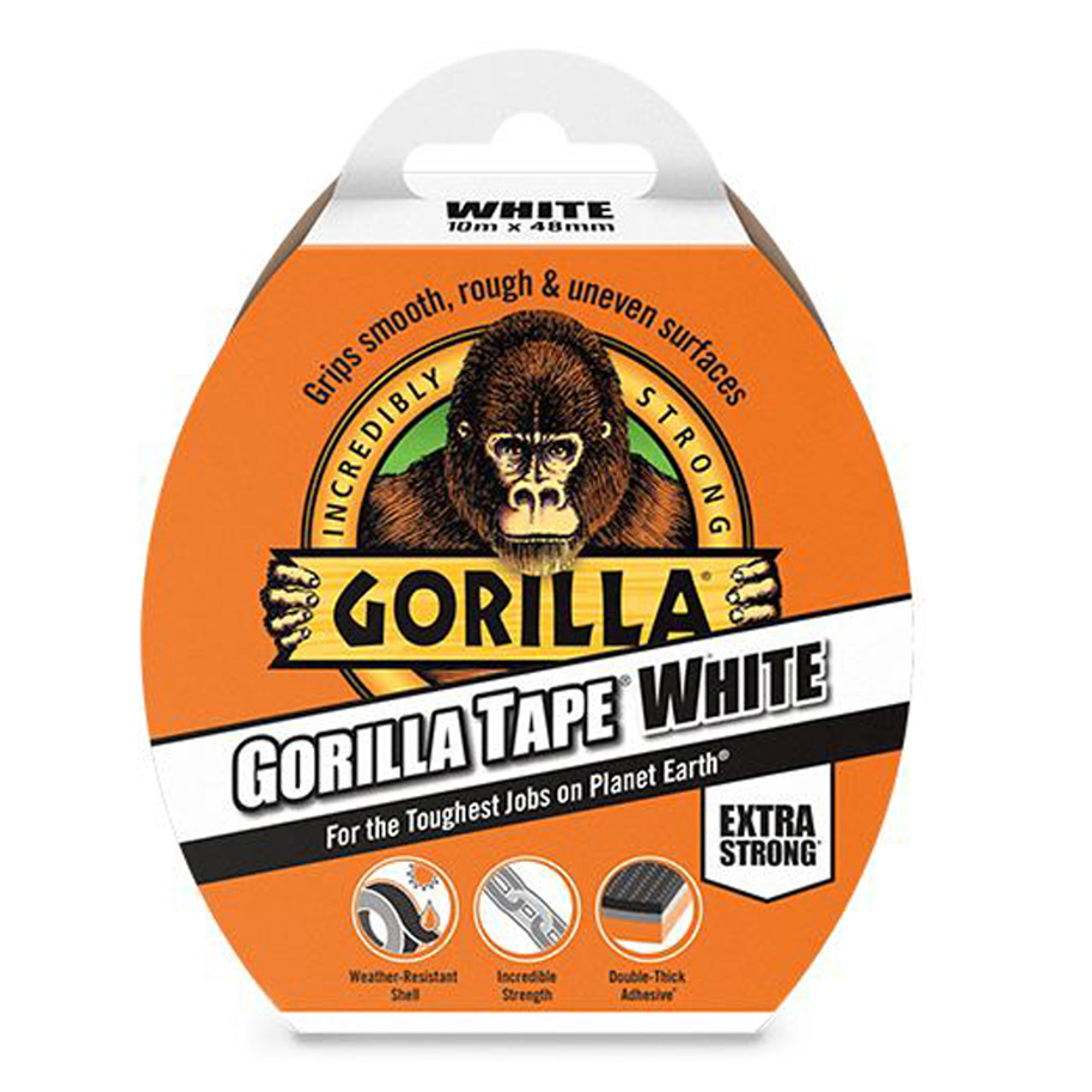 Gaffa Tape 27M White GORILLA