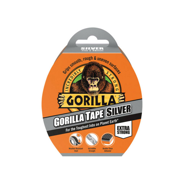 Gaffa Tape 11M Silver GORILLA